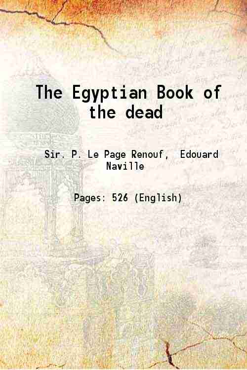 The Egyptian Book of the dead: Translation and commentary - Gyan Books