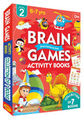 Brain Games Activity Books Level - 2 Box set - Om Books