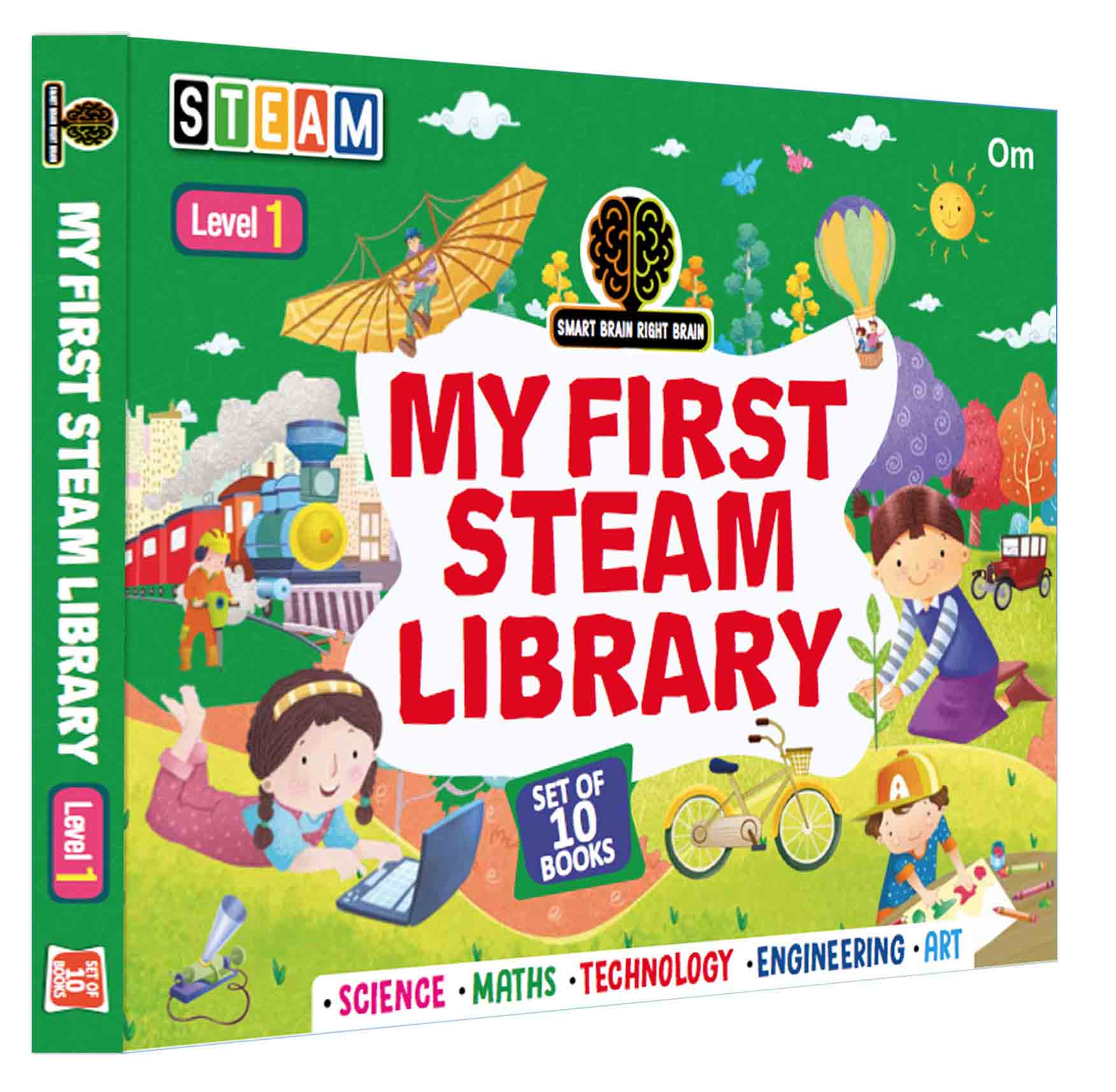 My First STEAM Library Level-1 Box - Om Books