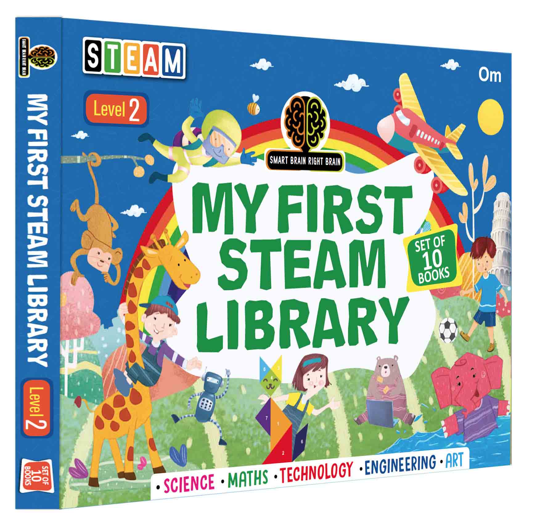 My First STEAM Library Level-2 Box - Om Books