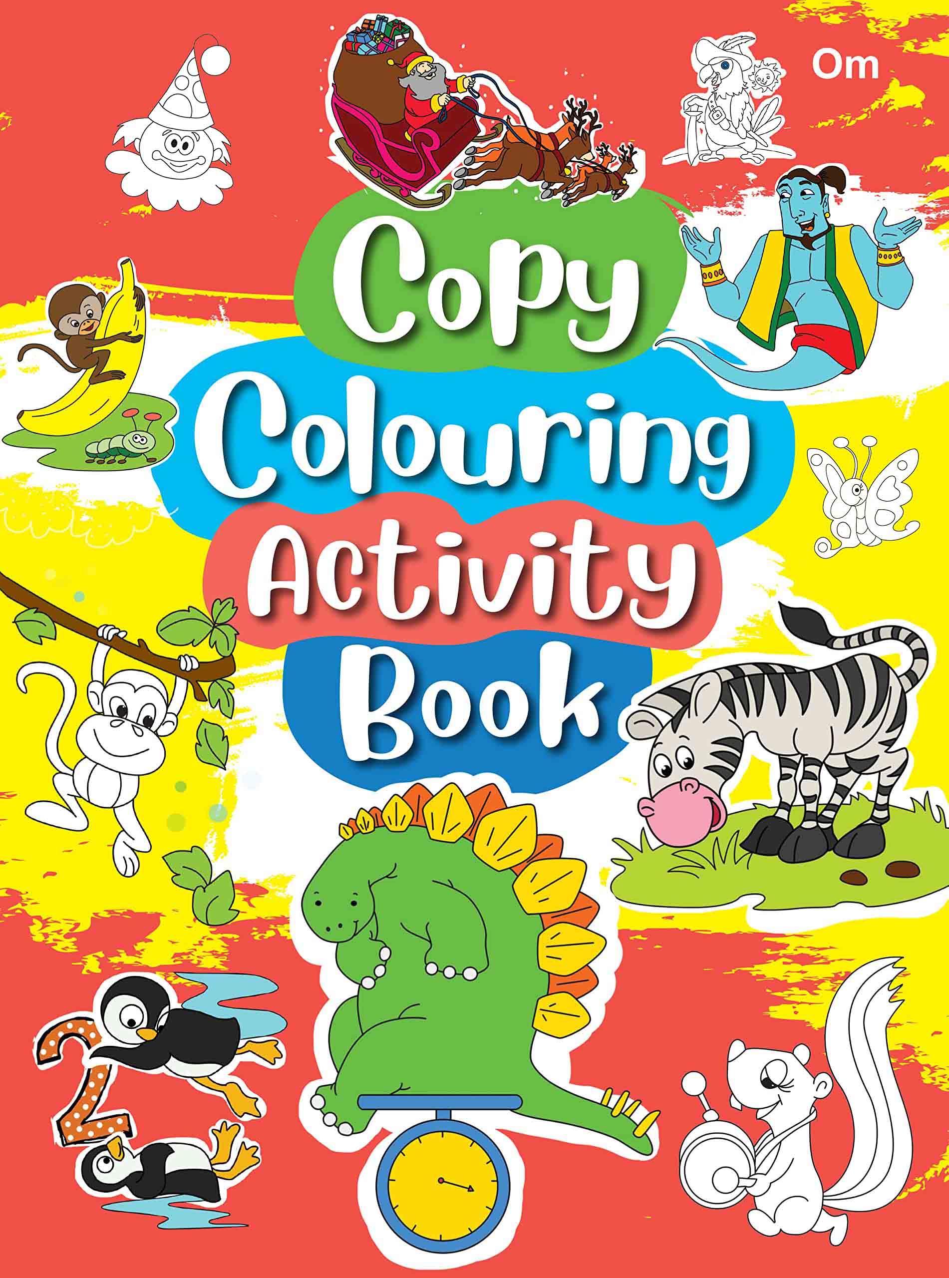 Copy colouring Activity book - Om Books