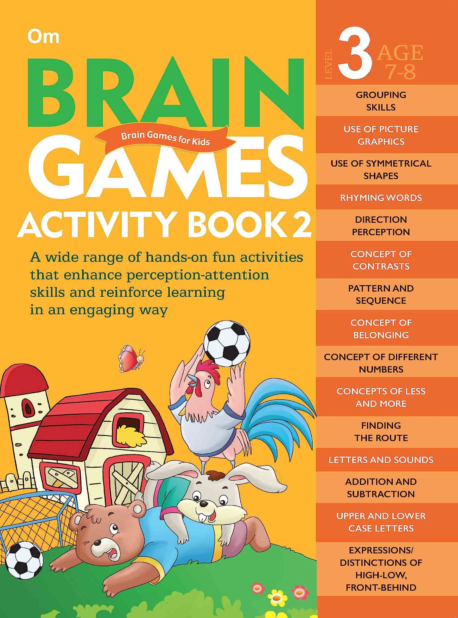 Brain Games Activity Books- 2 Level - 3 - Om Books