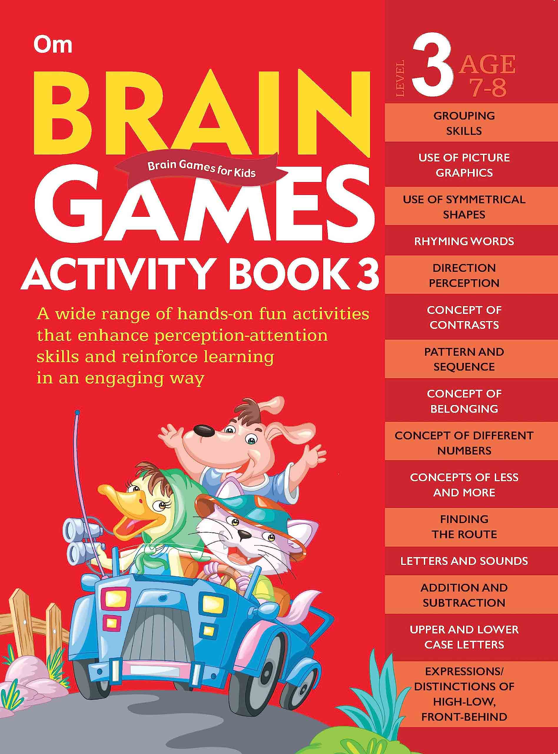 Brain Games Activity Books- 3 Level - 3 - Om Books