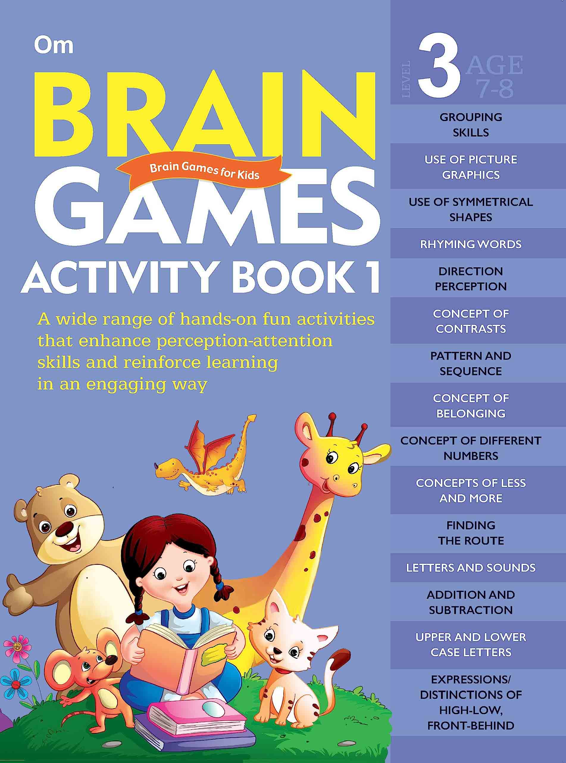 Brain Games Activity Books- 1 Level - 3 - Om Books