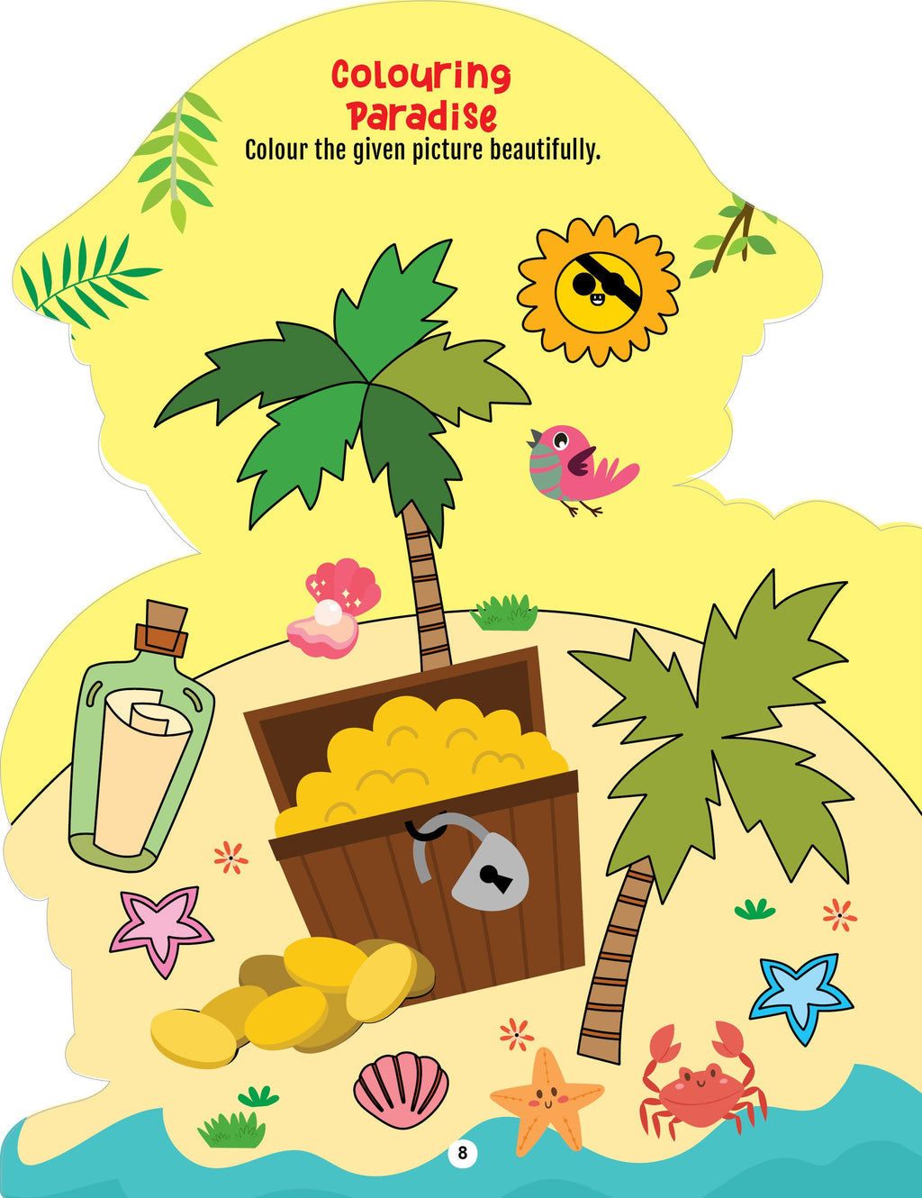 Dreamland Publications Step into the Pirates World - Activity and Colouring Fun Book for Age 4+