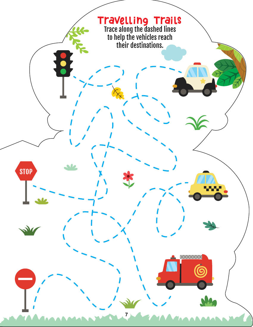 Dreamland Publications Step into the Helpers Wonderland - Activity and Colouring Fun Book for Age 4+
