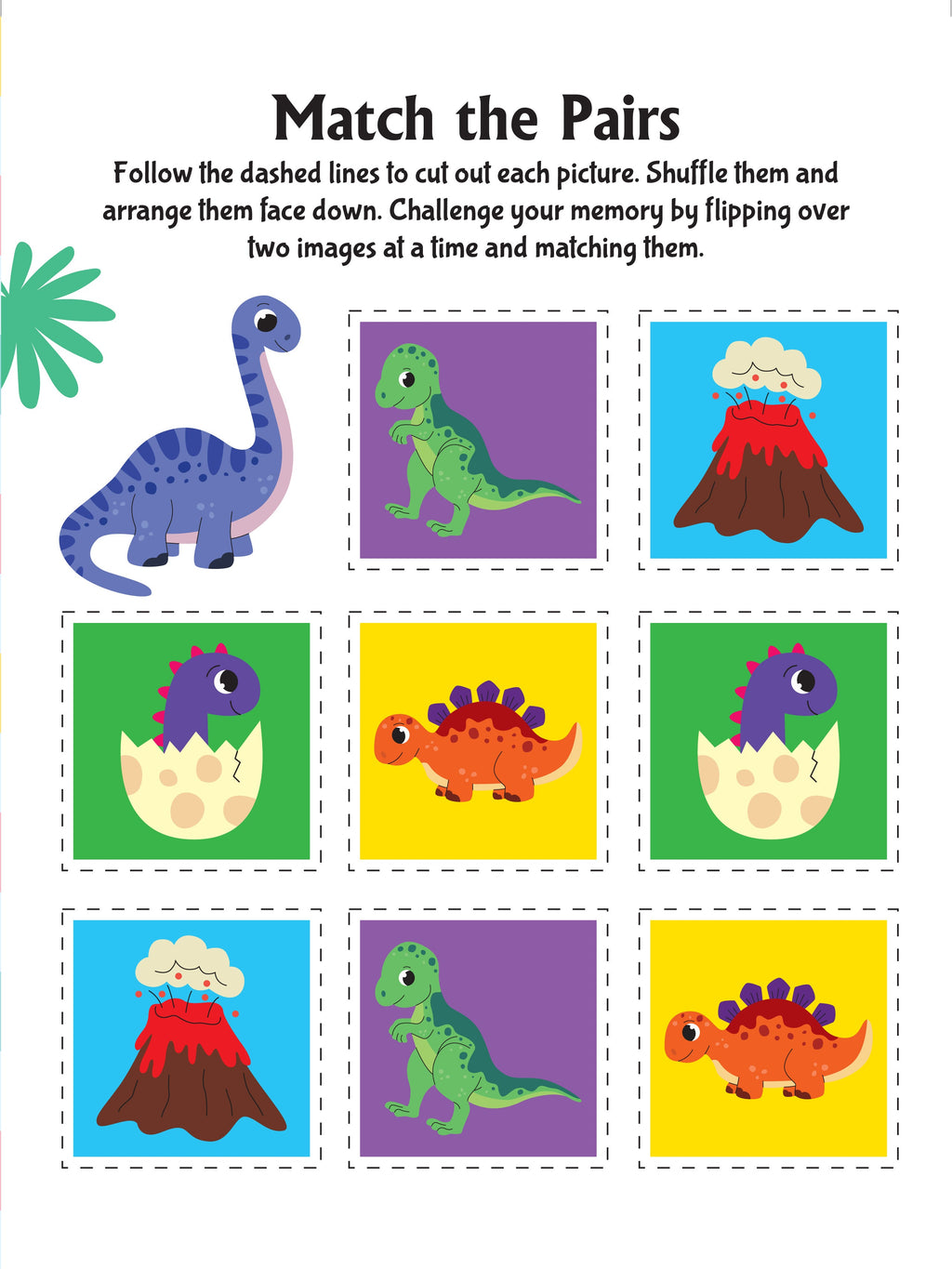 Dreamland Publications Daring Dino Scissors Skills Activity Book for Kids Age 4 - 7 years | With Child- Safe Scissors, Games and Mask