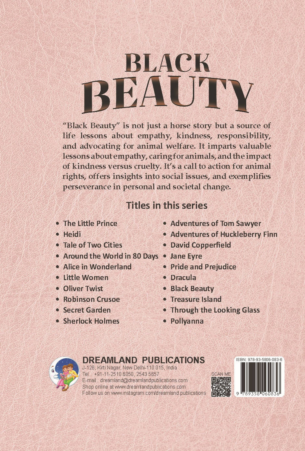 Dreamland Publications Black Beauty - Illustrated Abridged Classics for Children with Practice Questions