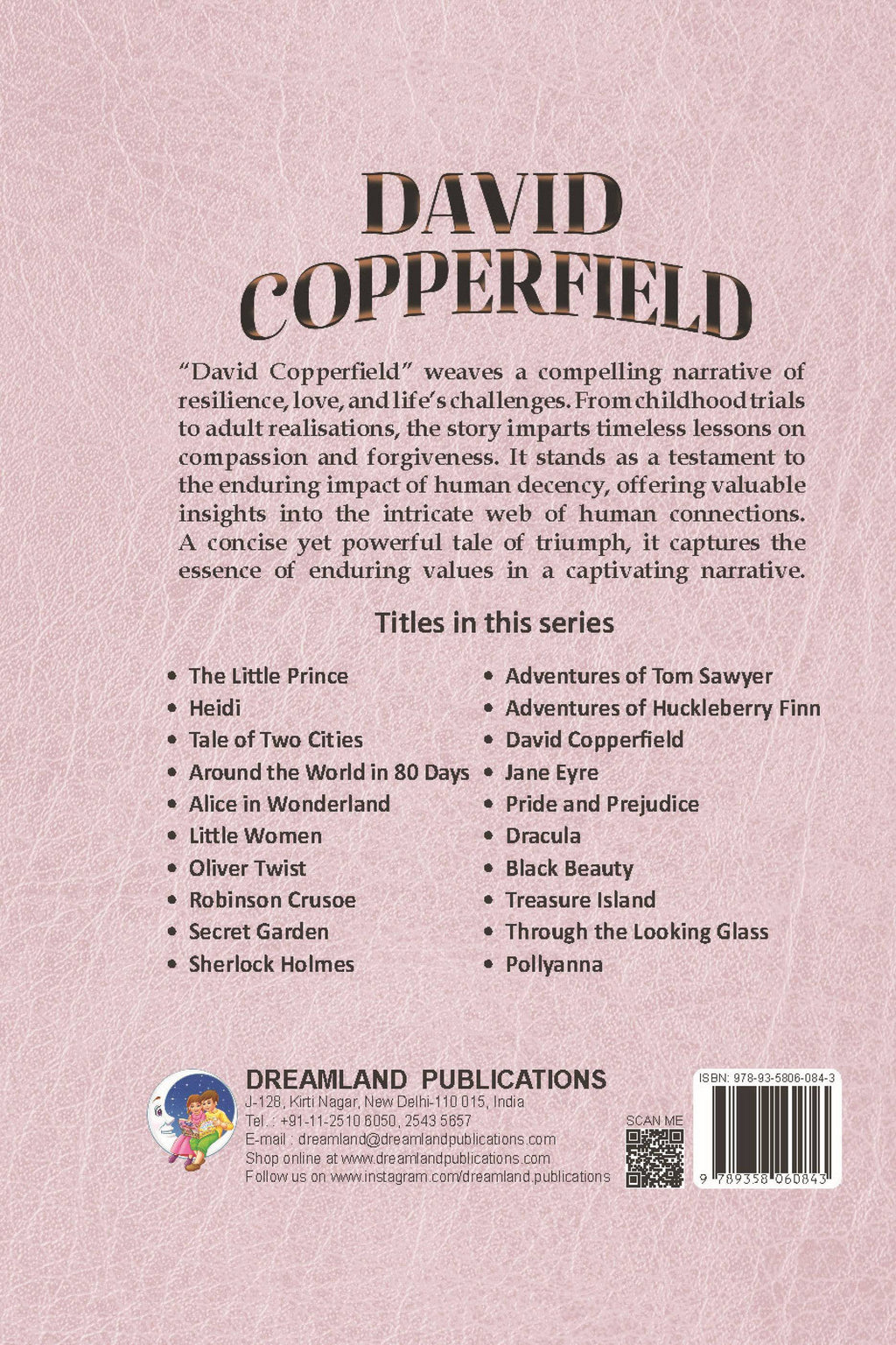Dreamland Publications David Copperfield - Illustrated Abridged Classics for Children with Practice Questions