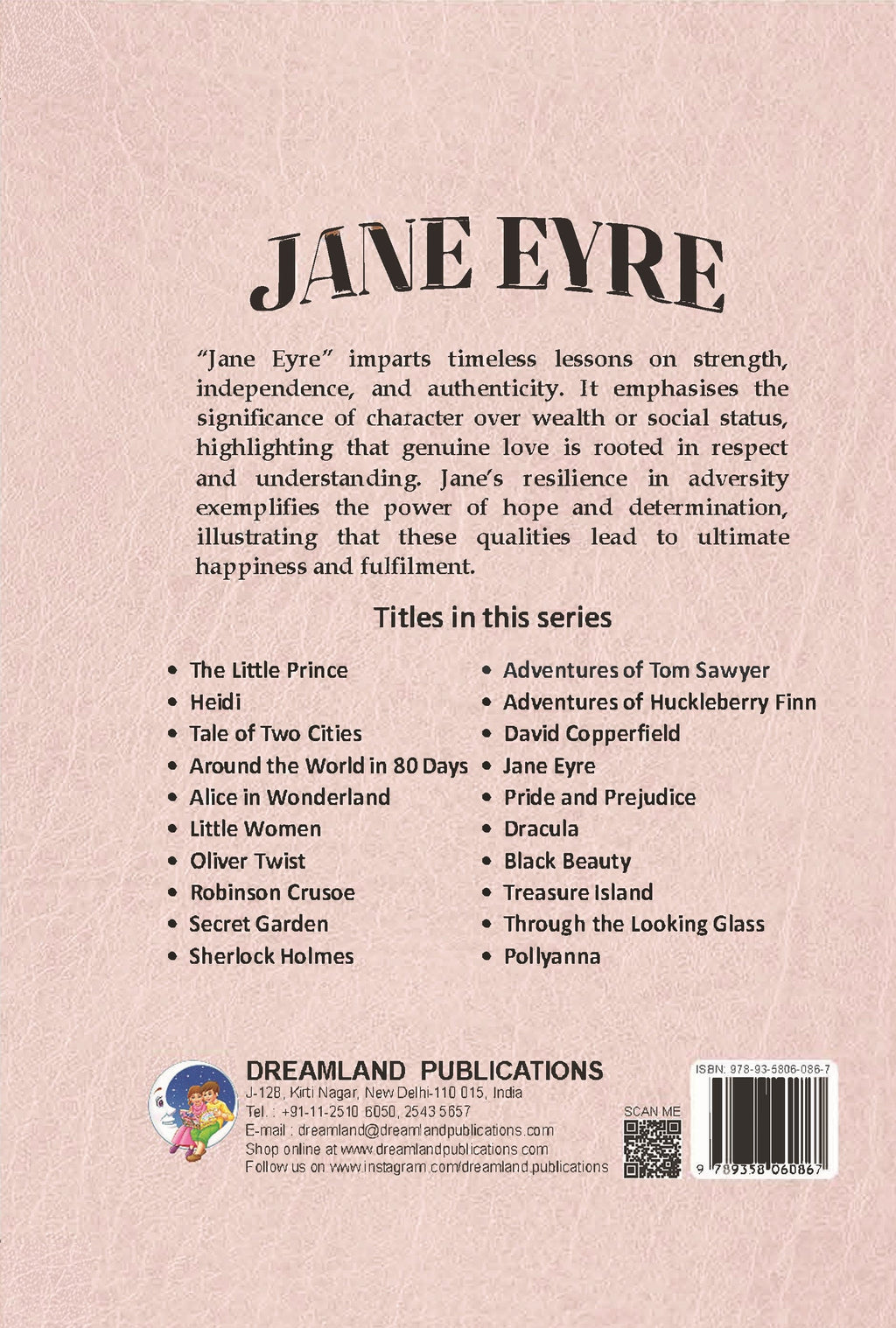 Dreamland Publications Jane Eyre - Illustrated Abridged Classics for Children with Practice Questions