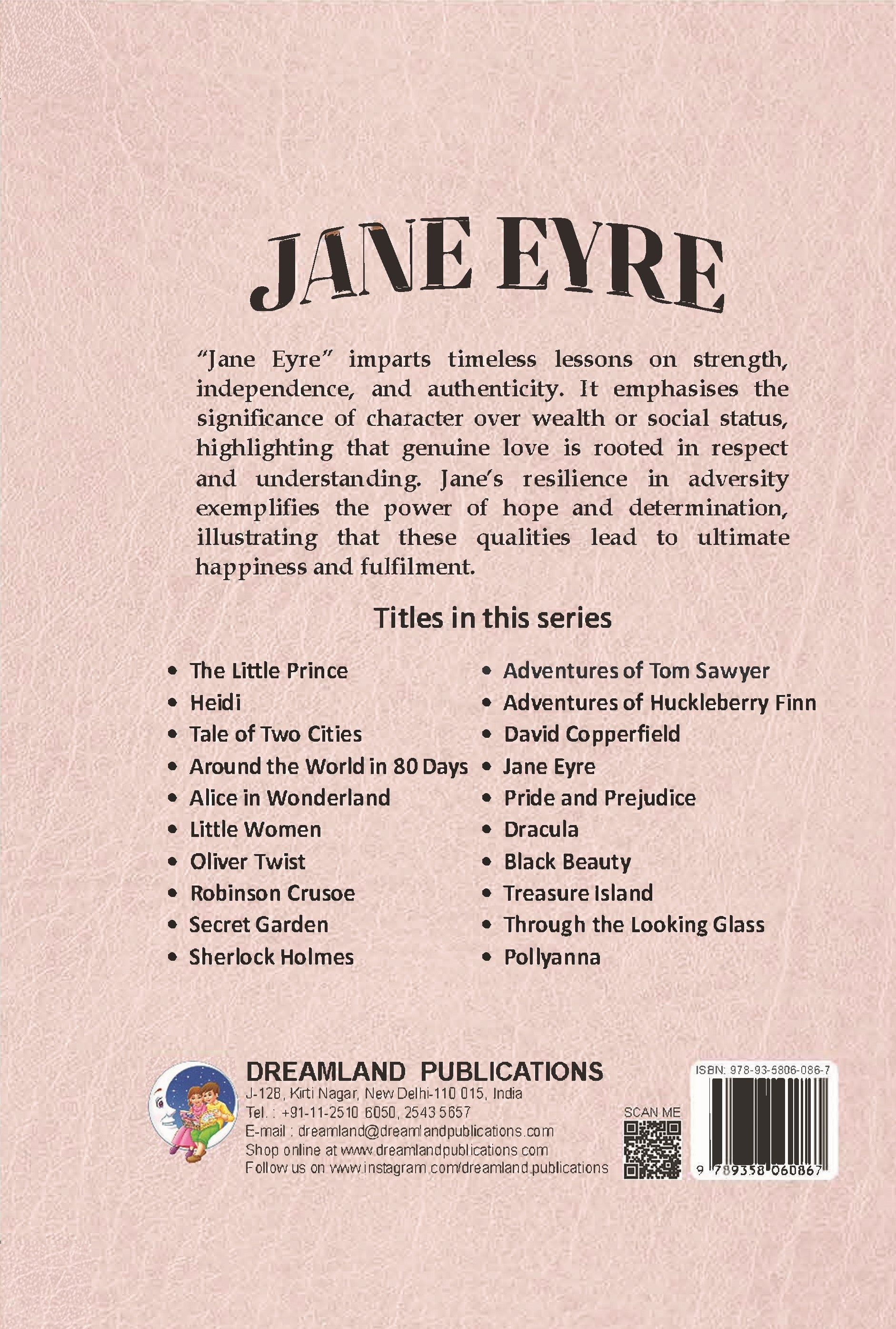Dreamland Publications Jane Eyre - Illustrated Abridged Classics for Children with Practice Questions