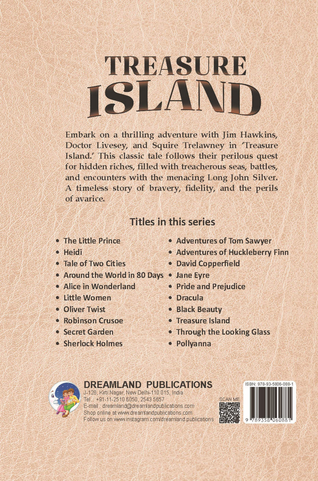 Dreamland Publications Treasure Island - Illustrated Abridged Classics for Children with Practice Questions