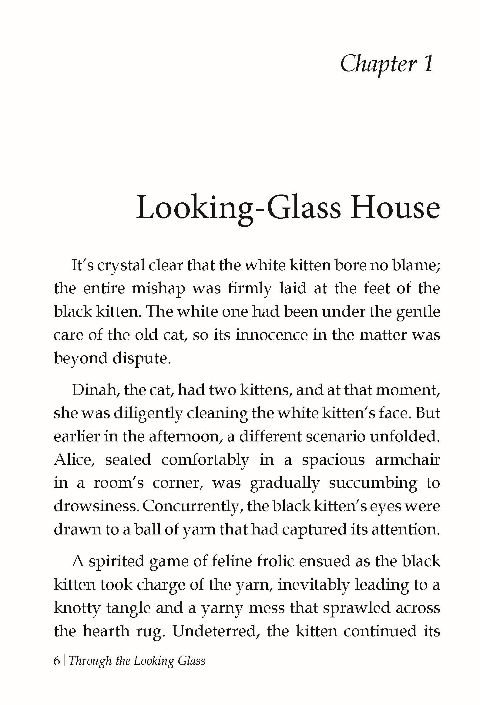 Dreamland Publications Through the Looking Glass - Illustrated Abridged Classics for Children with Practice Questions