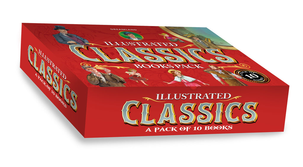 Dreamland Publications Illustrated Classics - A Pack of 10 Books