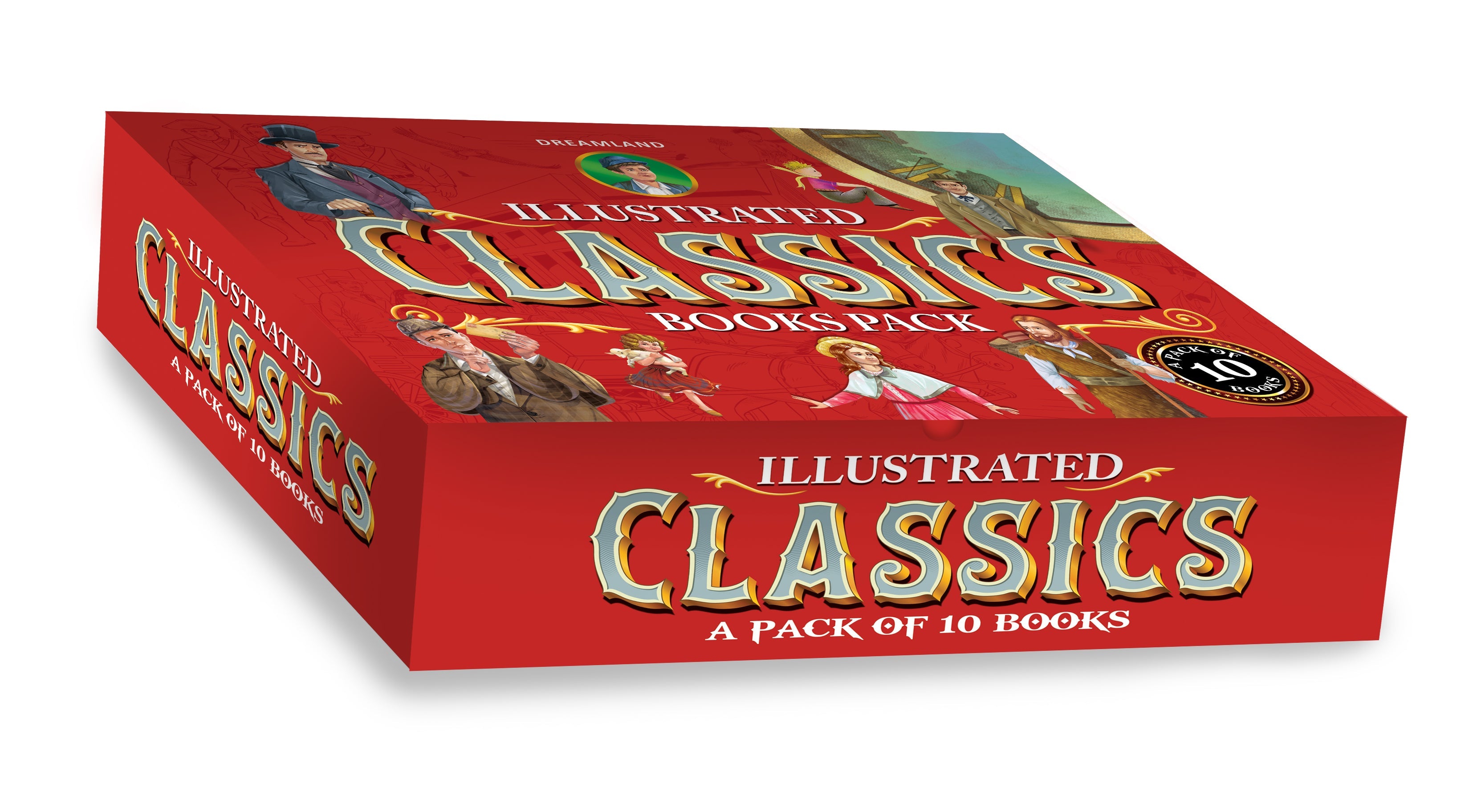 Dreamland Publications Illustrated Classics - A Pack of 10 Books
