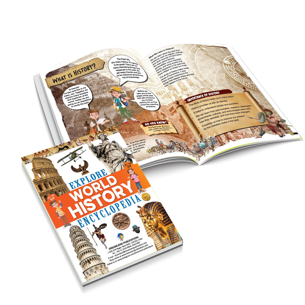 Dreamland Publications Explore Encyclopedia Books Pack - A Set of 8 Books