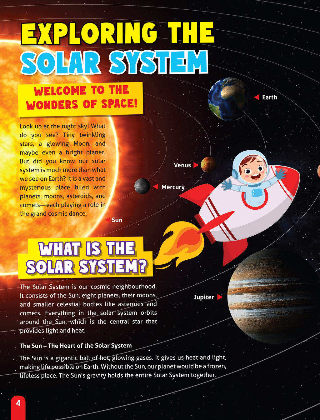 Dreamland Publications Junior Genius: Cosmic Wonders – A Fun-Filled Space Learning Book for Kids Age 7+ | Explore Planets, Stars, Rockets, and More Through Facts, Activities & Quizzes