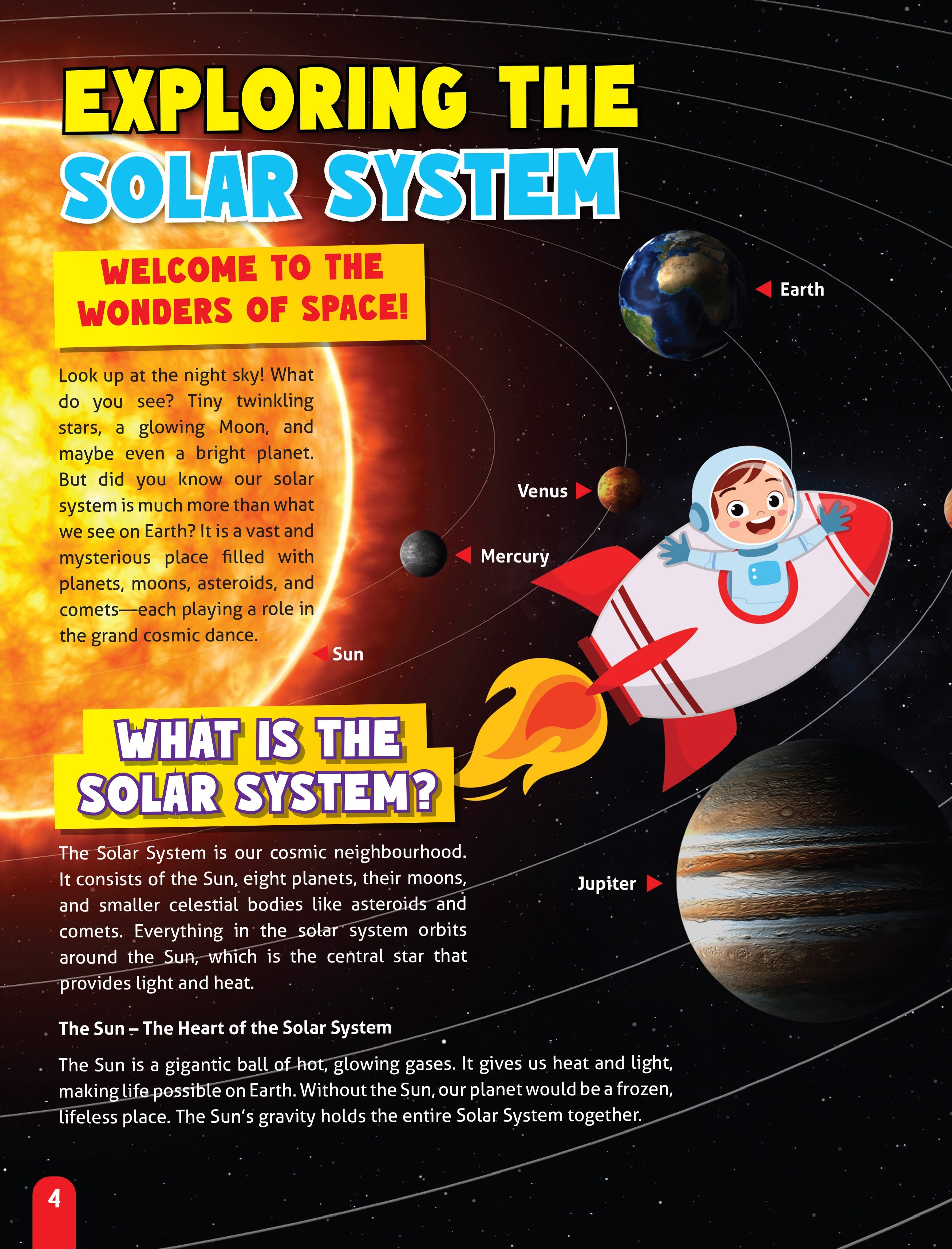Dreamland Publications Junior Genius: Cosmic Wonders – A Fun-Filled Space Learning Book for Kids Age 7+ | Explore Planets, Stars, Rockets, and More Through Facts, Activities & Quizzes