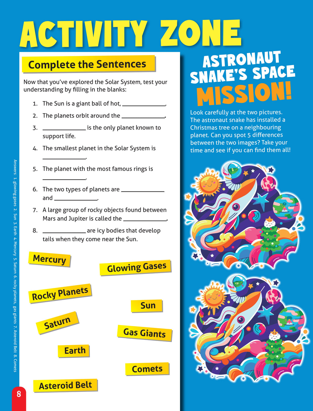 Dreamland Publications Junior Genius: Cosmic Wonders – A Fun-Filled Space Learning Book for Kids Age 7+ | Explore Planets, Stars, Rockets, and More Through Facts, Activities & Quizzes