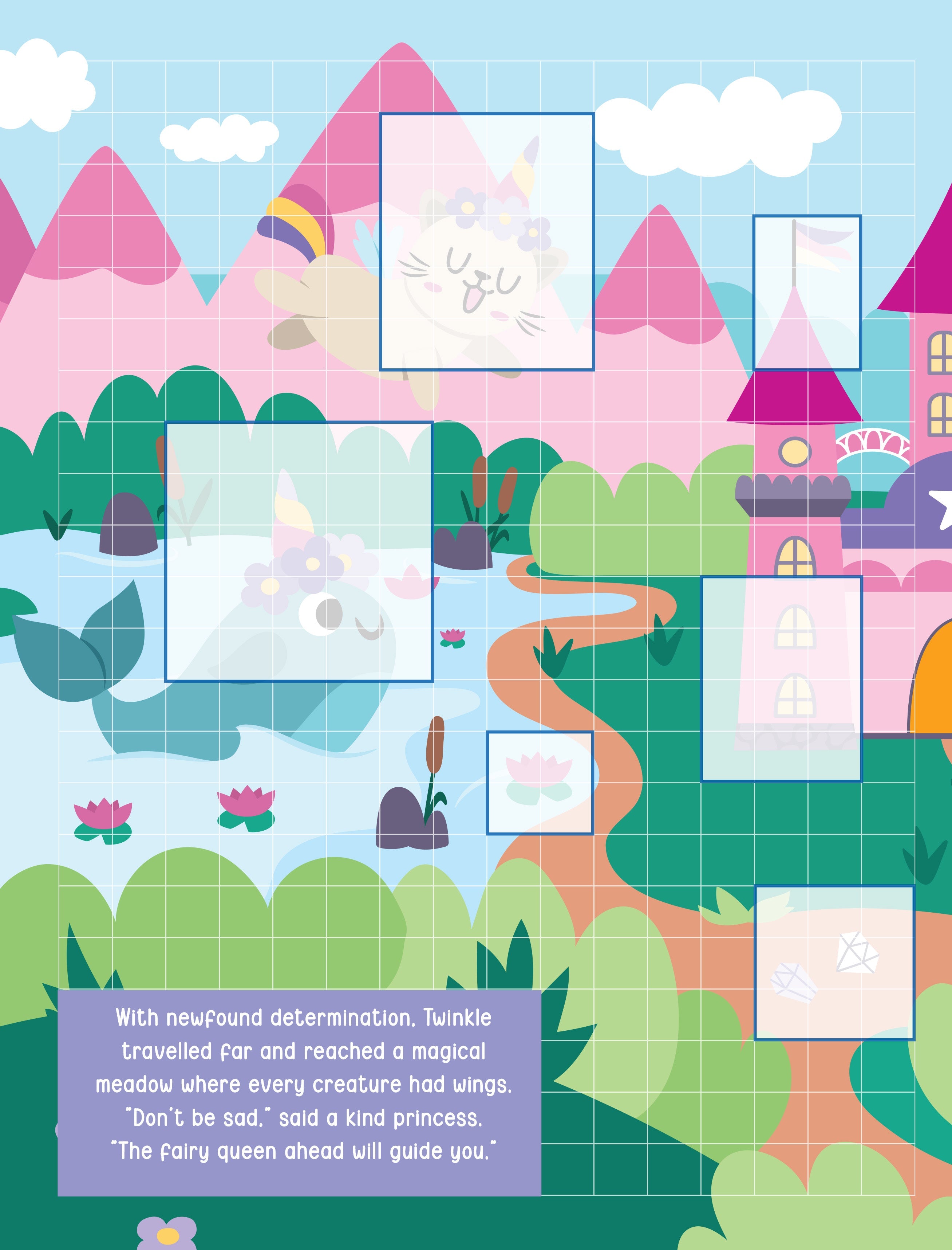 Dreamland Publications Pixel Sticker Activity Book: Twinkle's Dream – Over 1,400 Stickers for Kids Age 4+ | Magical Pixel Art Scenes, Sticker Puzzles