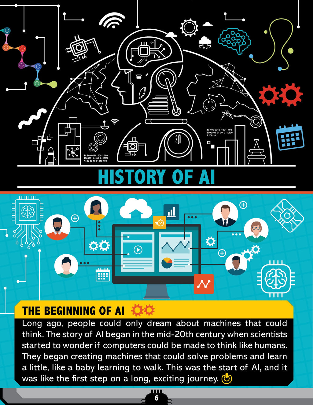 Dreamland Publications Artificial Intelligence Activity Book for Kids Age 7+ - Activities about AI, Computers and Machine Learning