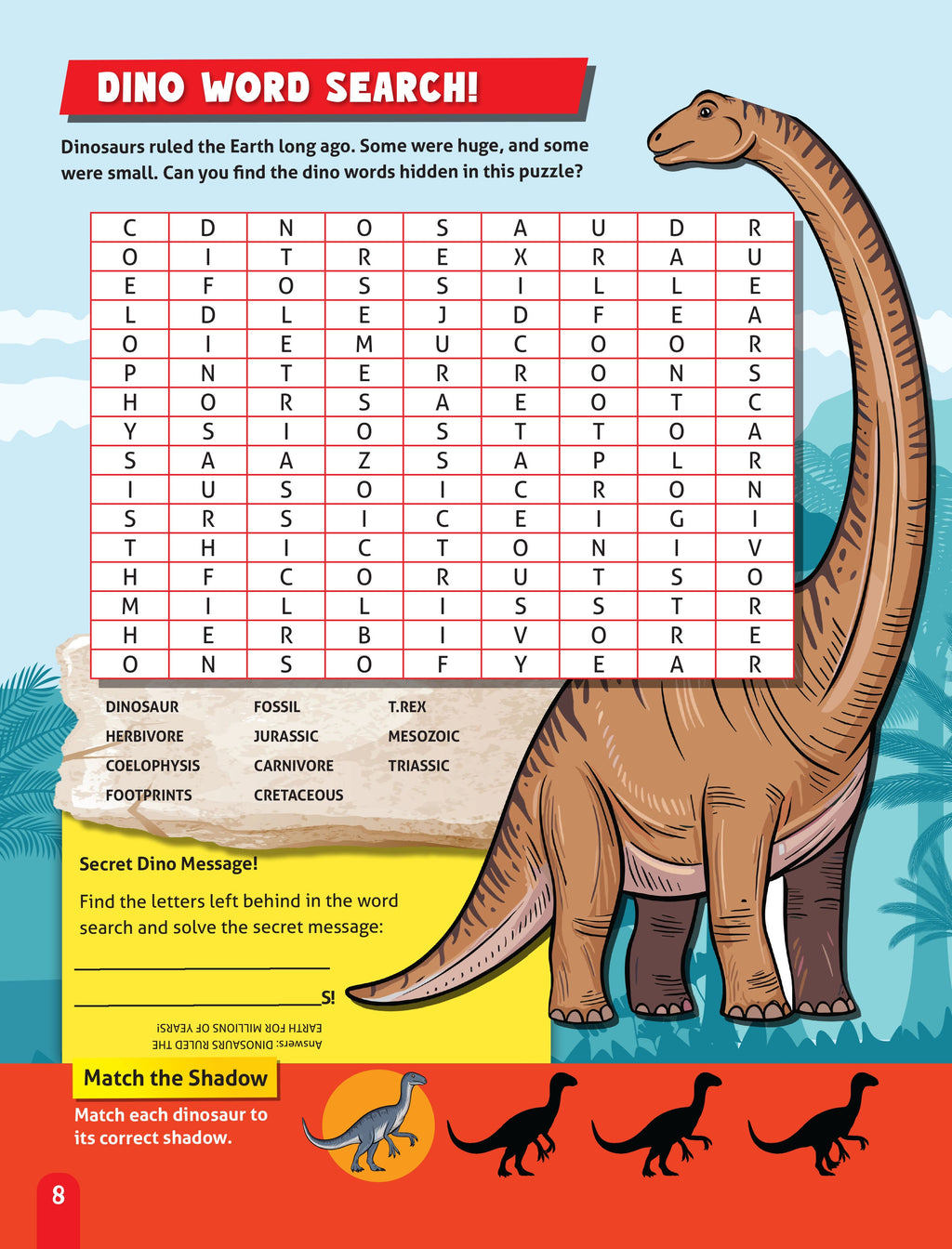 Dreamland Publications Junior Genius: Dino Discovery – A Fun-Filled Learning Book for Kids Age 7+ | Explore the World of Dinosaurs with Facts, Games, Puzzles