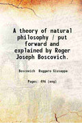 A theory of natural philosophy - Gyan Books