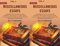 Miscellaneous Essays: A Comprehensive Collection Of Essays Exploring Various Aspects Of Indian 2 Vols. Set - Gyan Books
