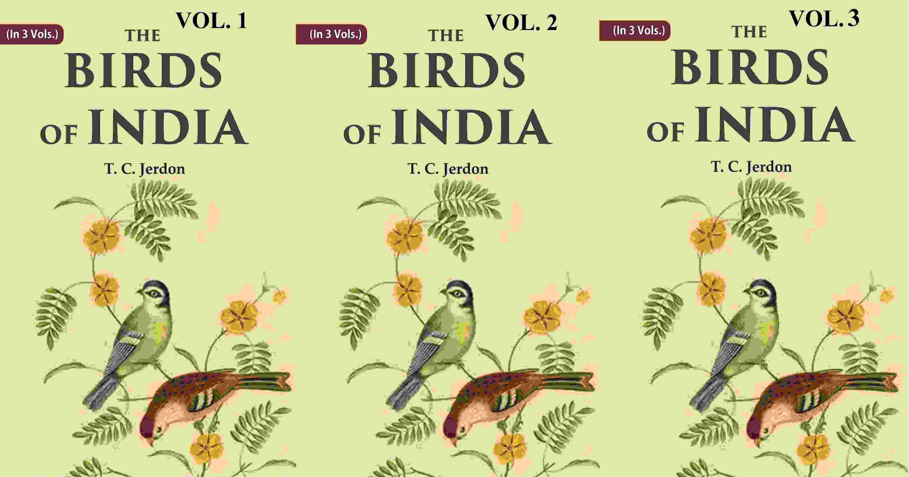 The Birds of India 3 vols. Set - Gyan Books