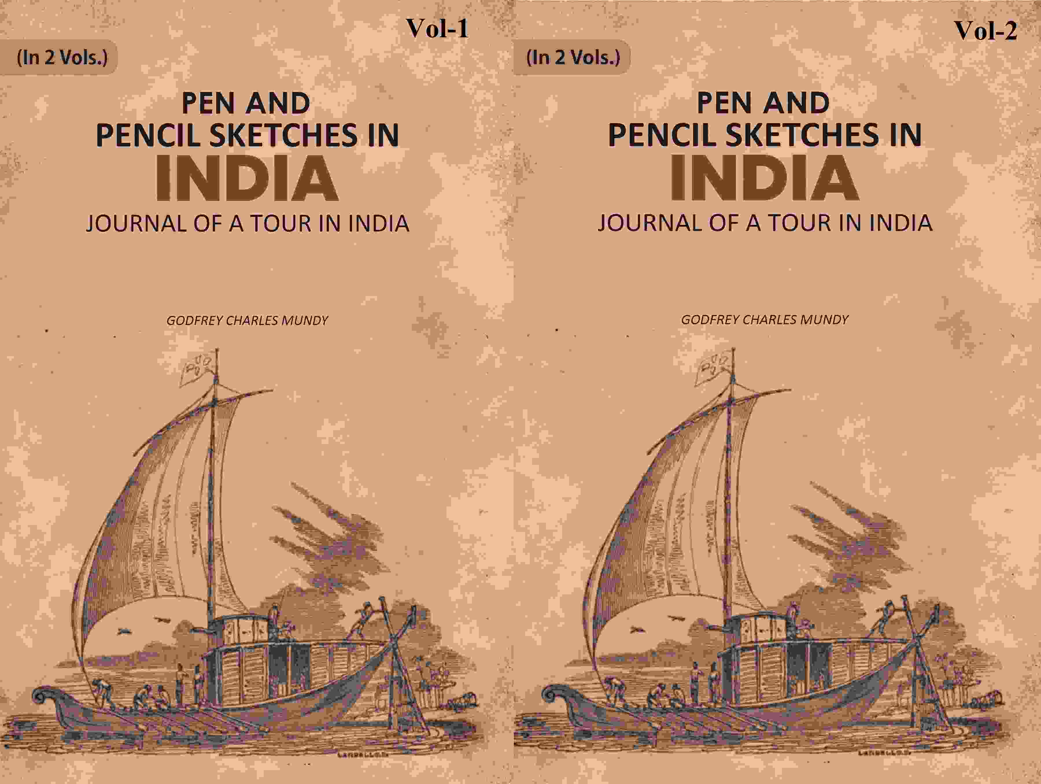Pen and Pencil Sketches in India: Journal of a Tour in India 2 Vols. Set - Gyan Books