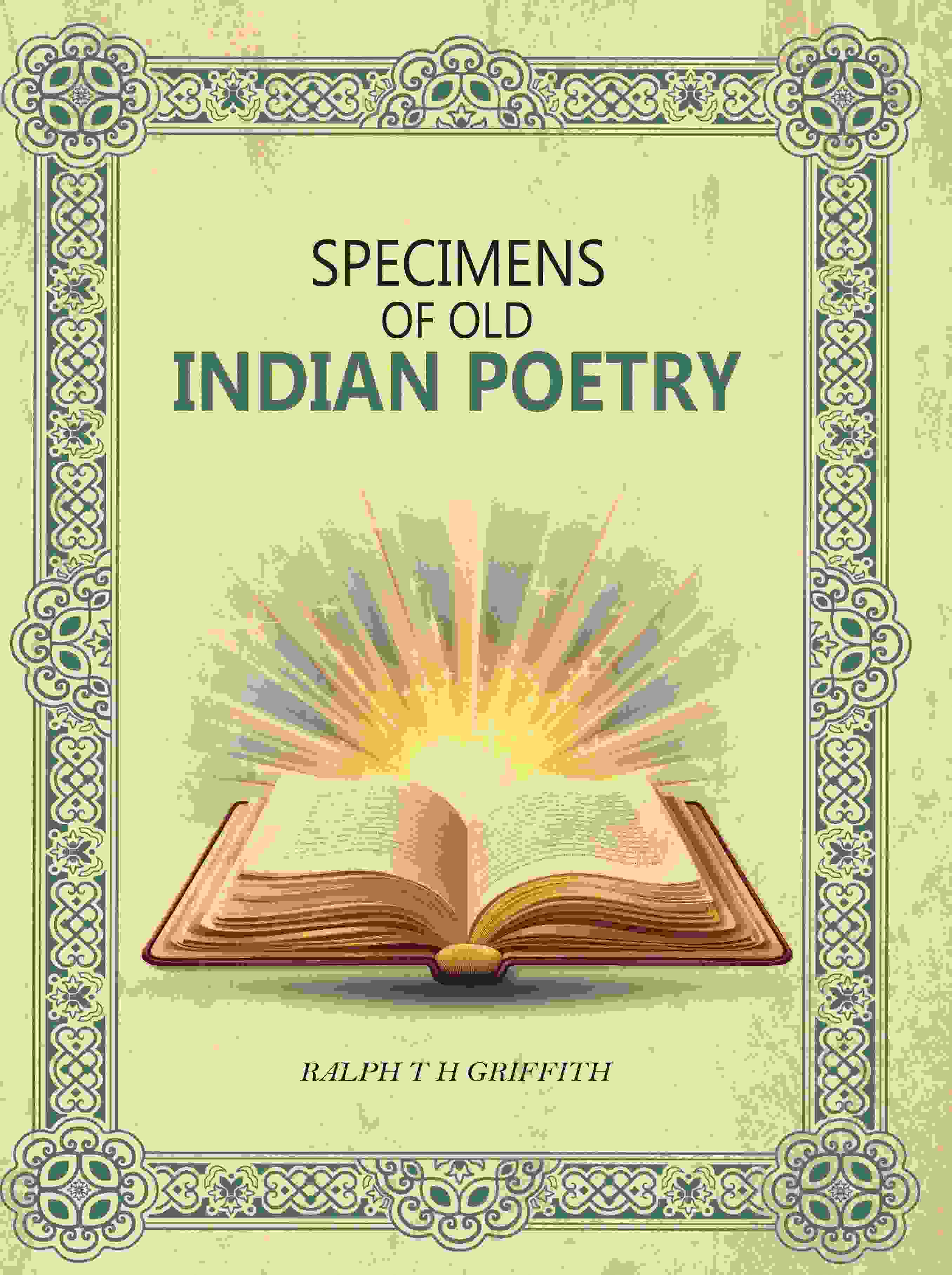 Specimens Of Old Indian Poetry - Gyan Books