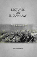 Lectures On Indian Law - Gyan Books