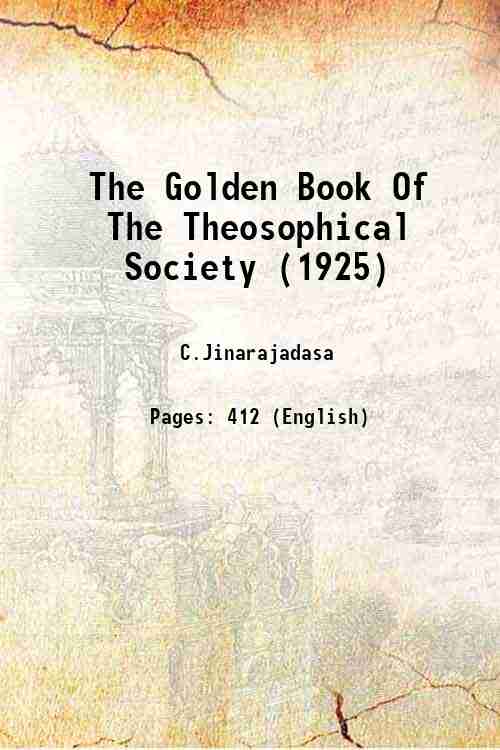 The Golden Book of the Theosophical Society - Gyan Books