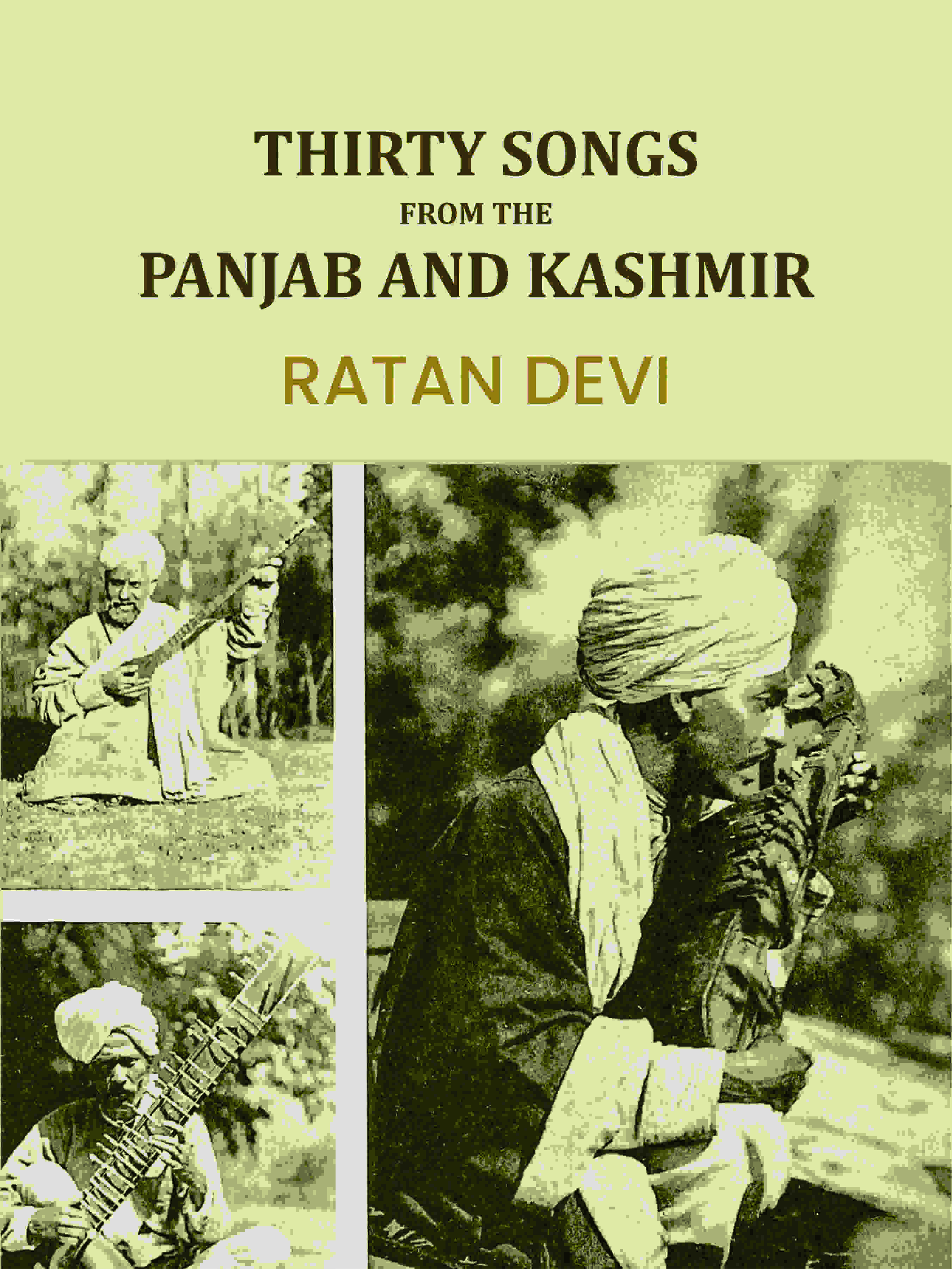 Thirty songs from the Panjab and Kashmir; - Gyan Books