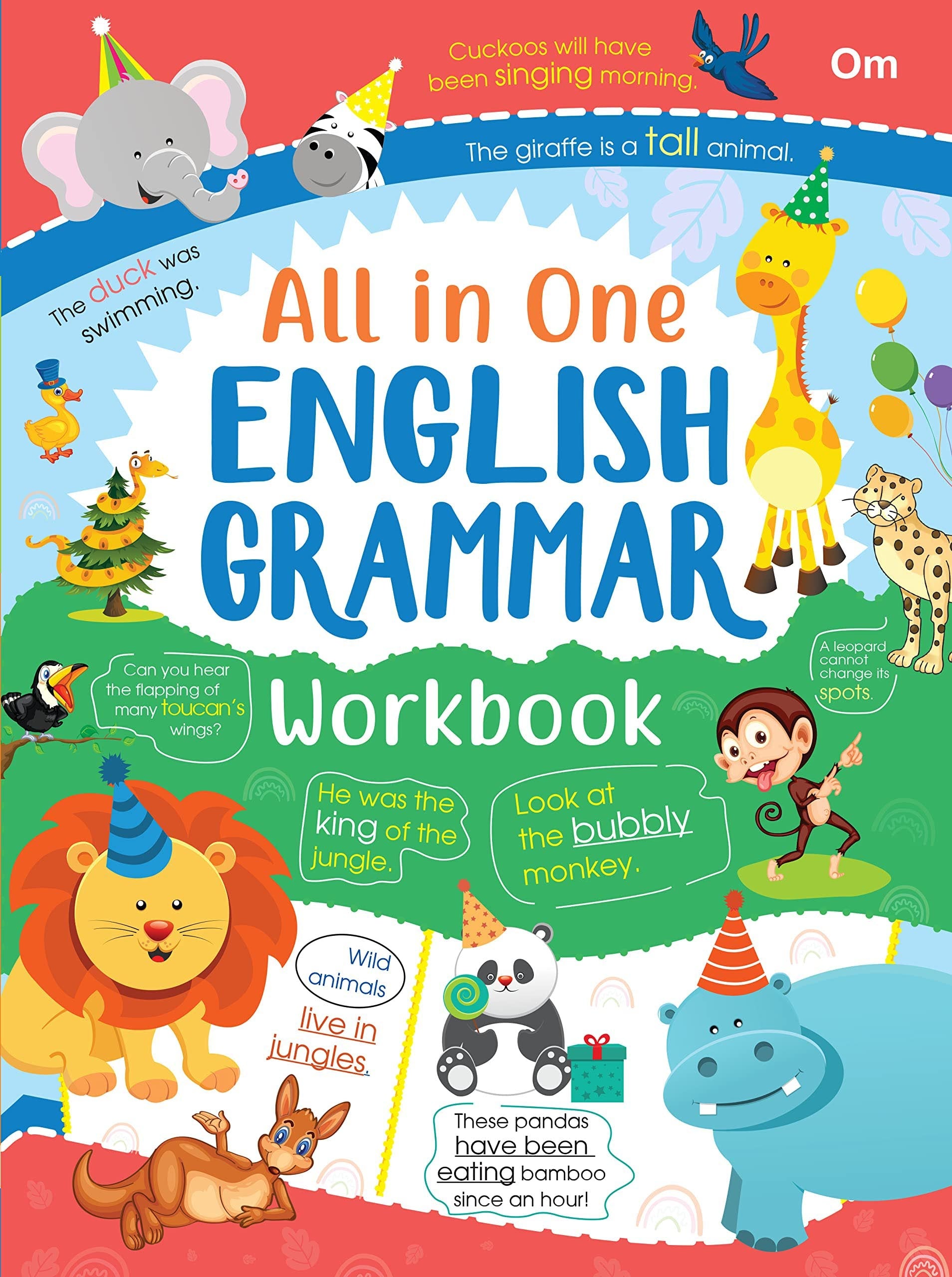All in One English Graar Workbook (Binder) - Om Books