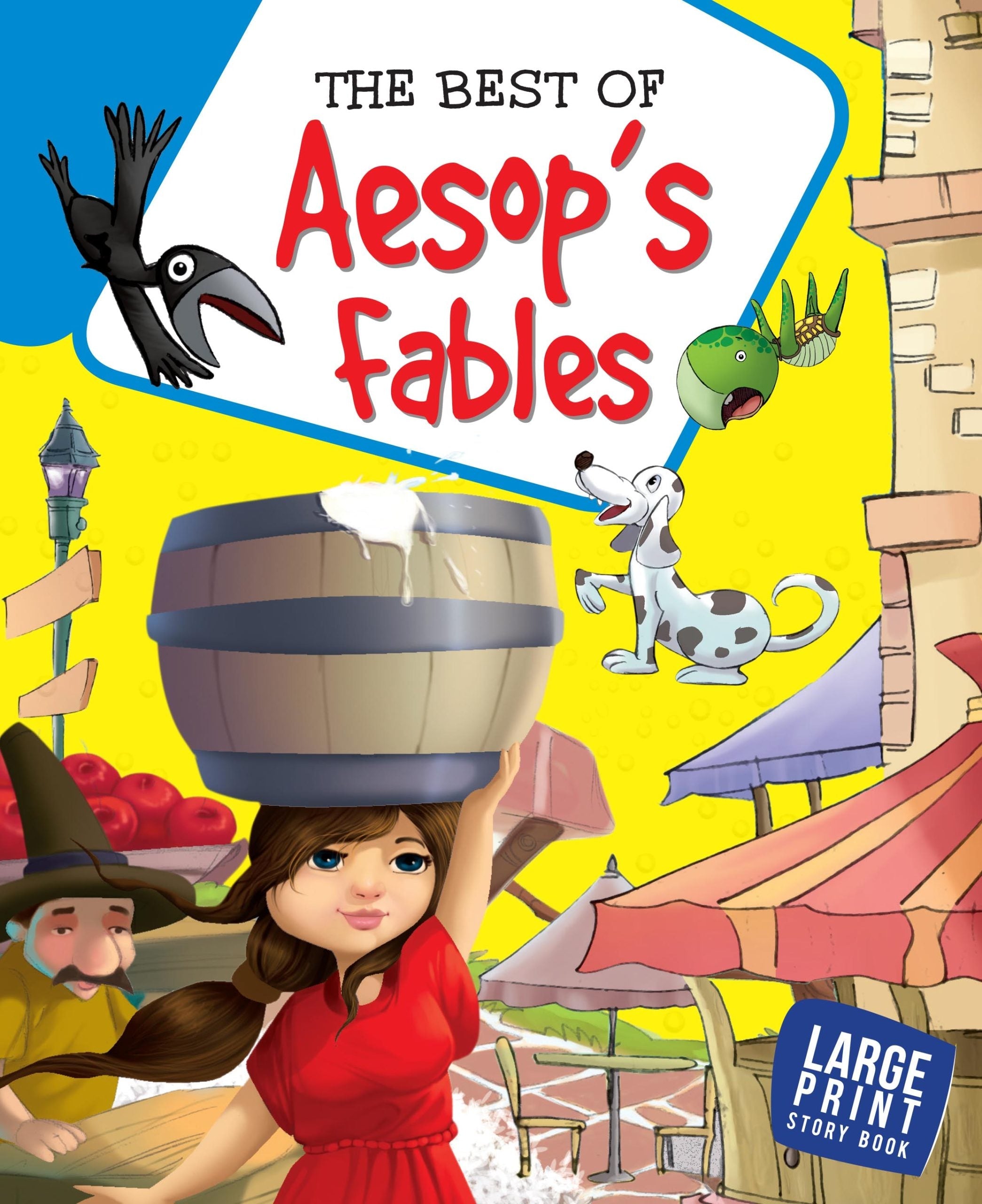 The Best of Aesops Fables : Large Print (Binder) - Om Books