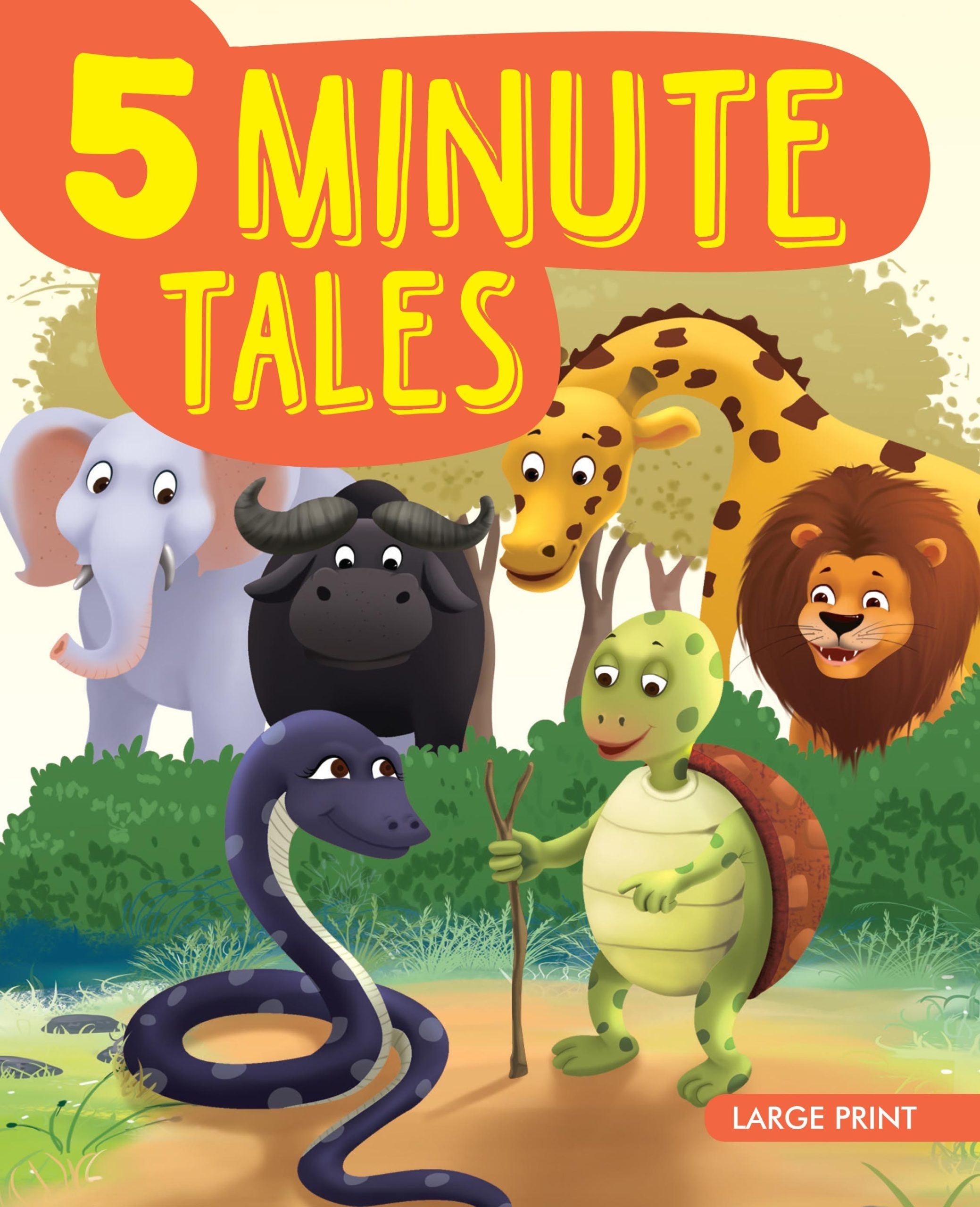 5 Minute Tales : Large Print - Om Books