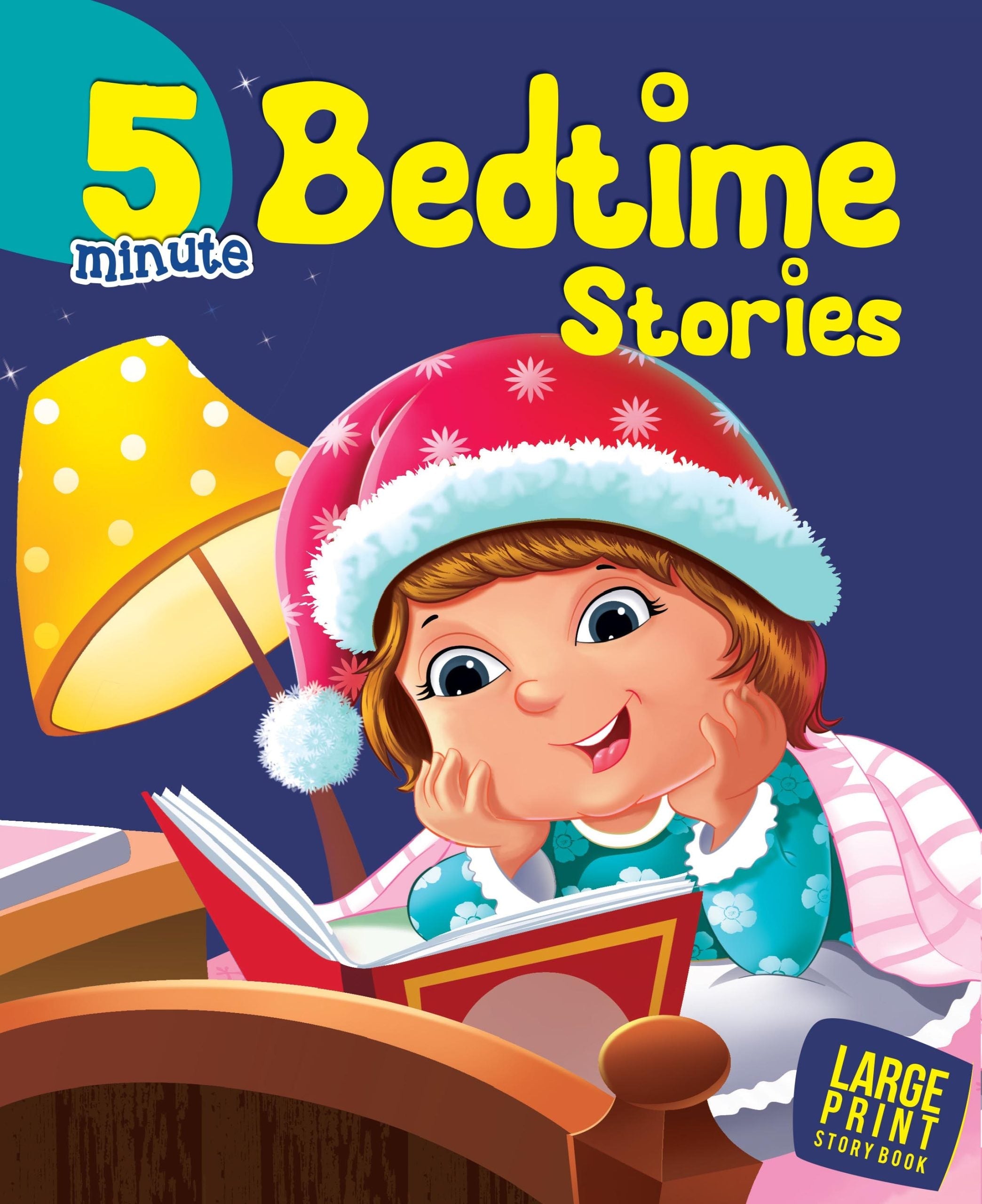 5 Minute Bedtime Stories : Large Print - Om Books
