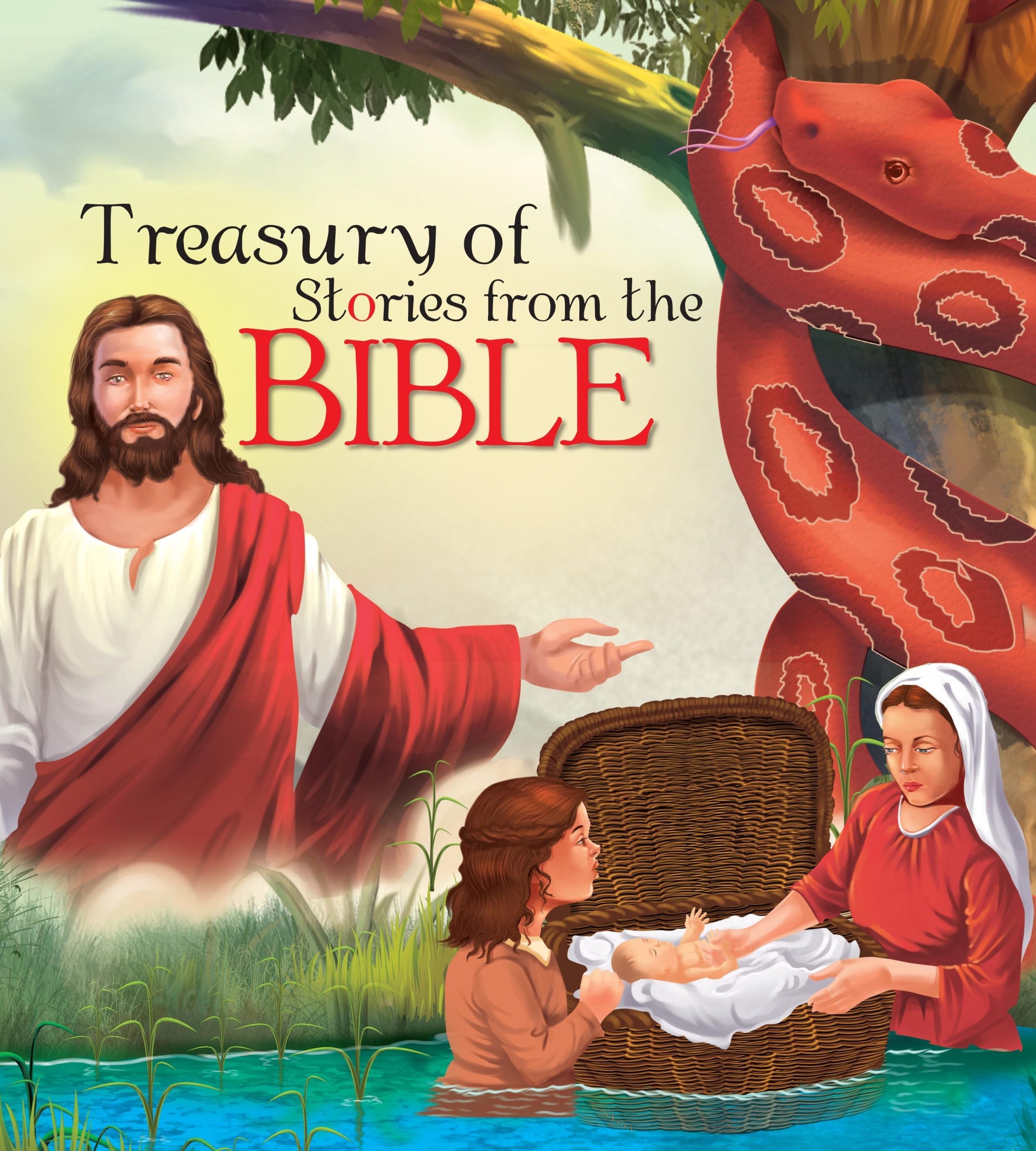 Treasury of Stories from the Bible (Binder) - Om Books