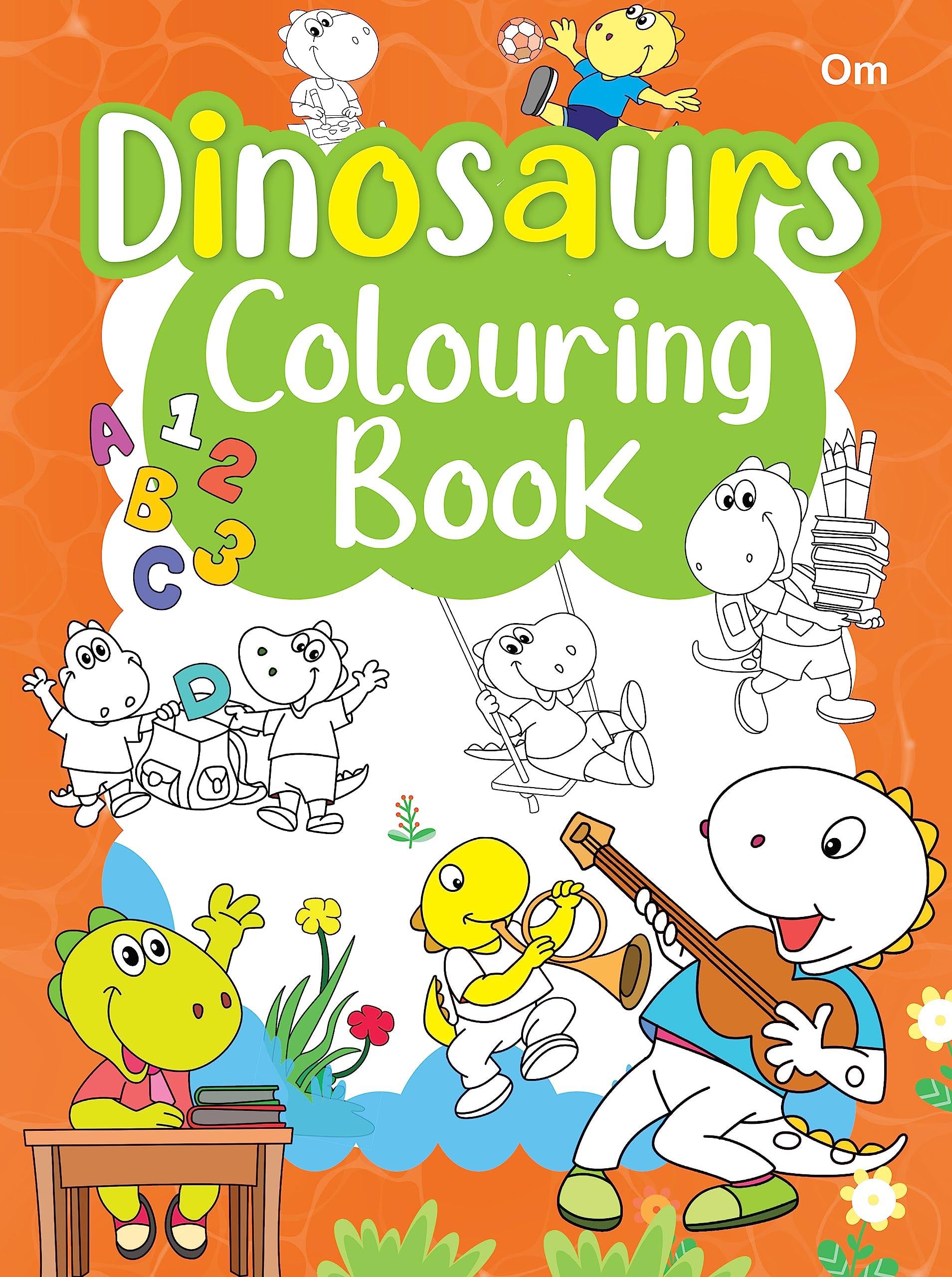 Dinosaurs Colouring Book - Om Books