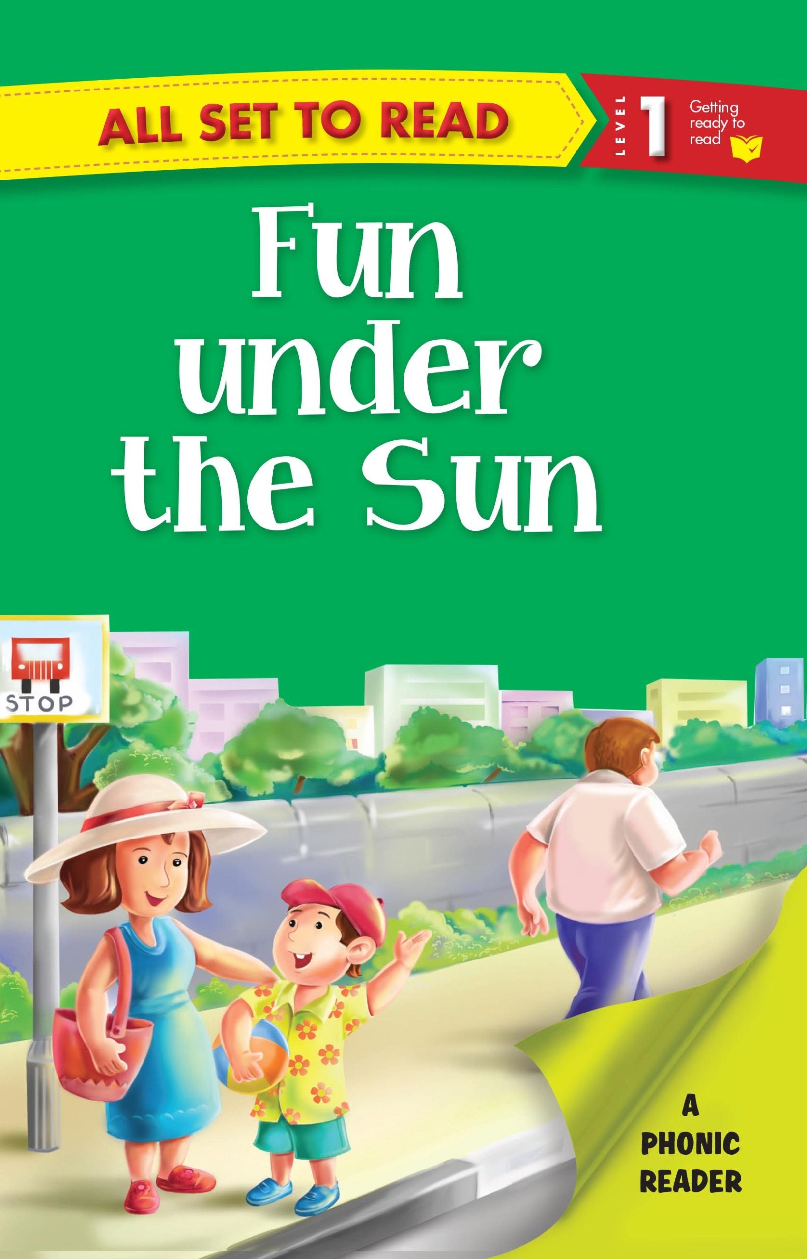 All set to Read A Phonics Reader Fun under the Sun - Om Books