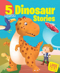 5 Minute Dinosaur Stories : Large Print - Om Books