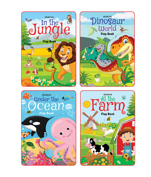 Dreamland Flap Books Combo Pack- 4 Books