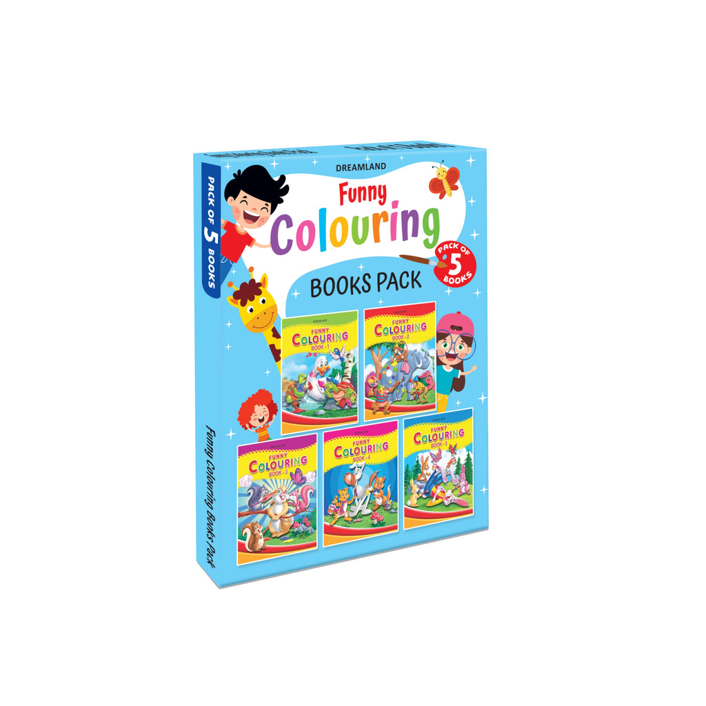 Dreamland Funny Colouring Books - (5 Titles)