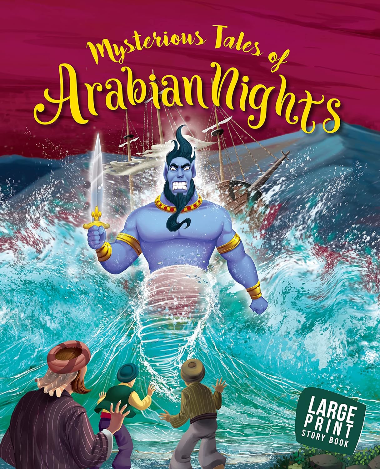 Mysterious Tales of Arabian Nights : Large Print - Om Books