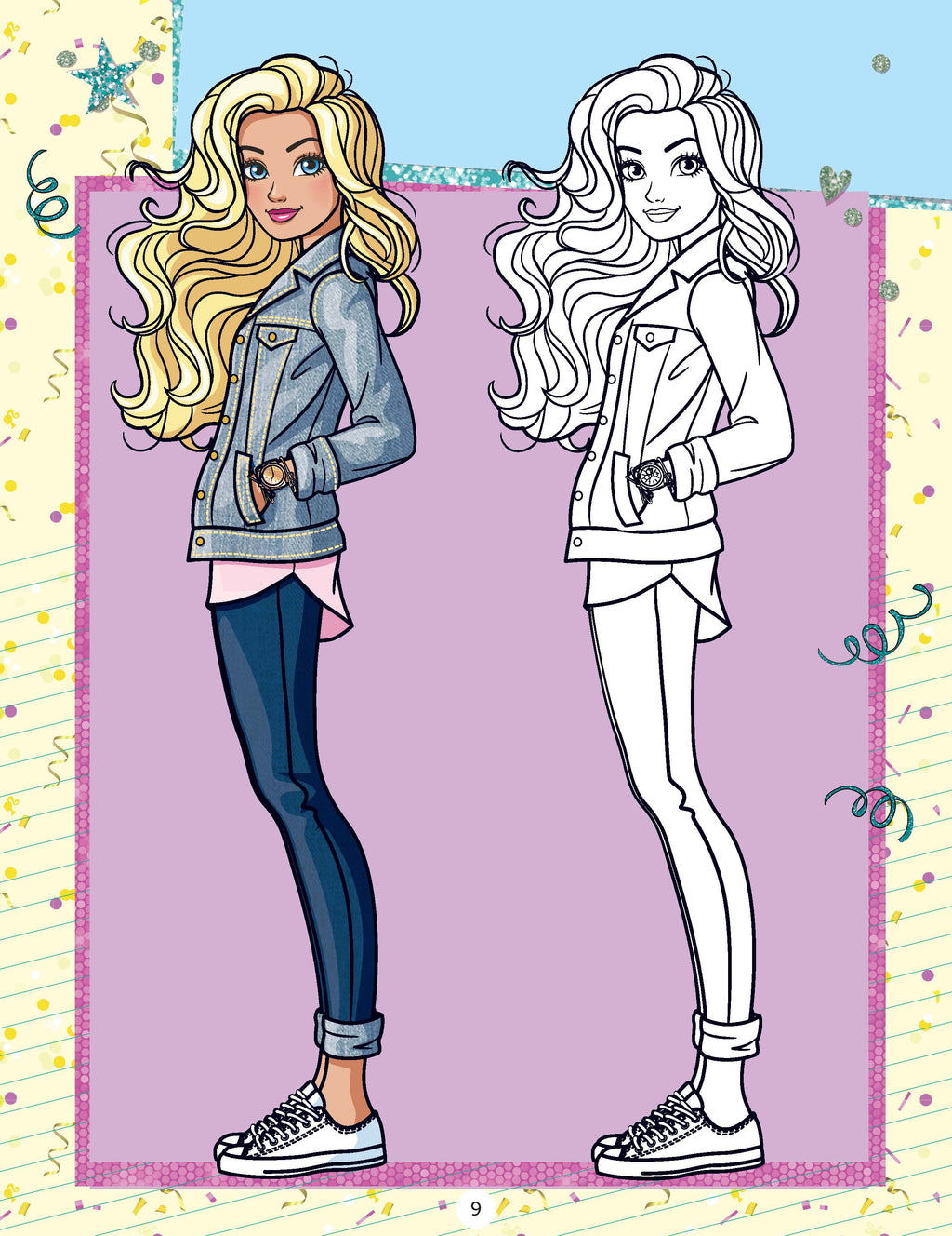 Dreamland Publications Barbie Copy Colouring Book