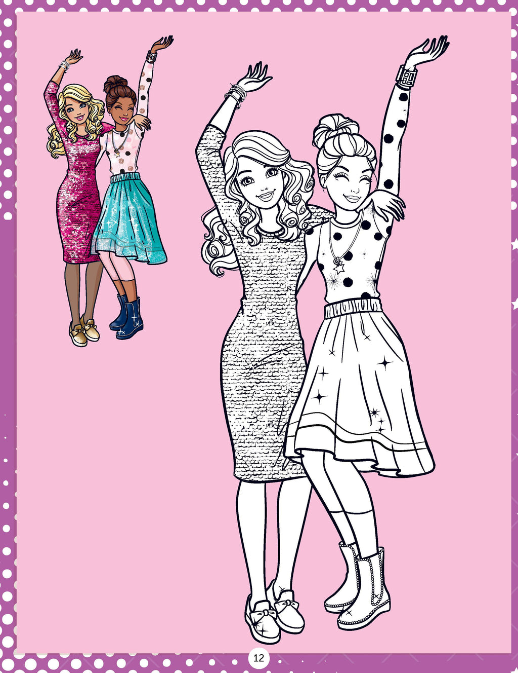 Dreamland Publications Barbie Copy Colouring Book