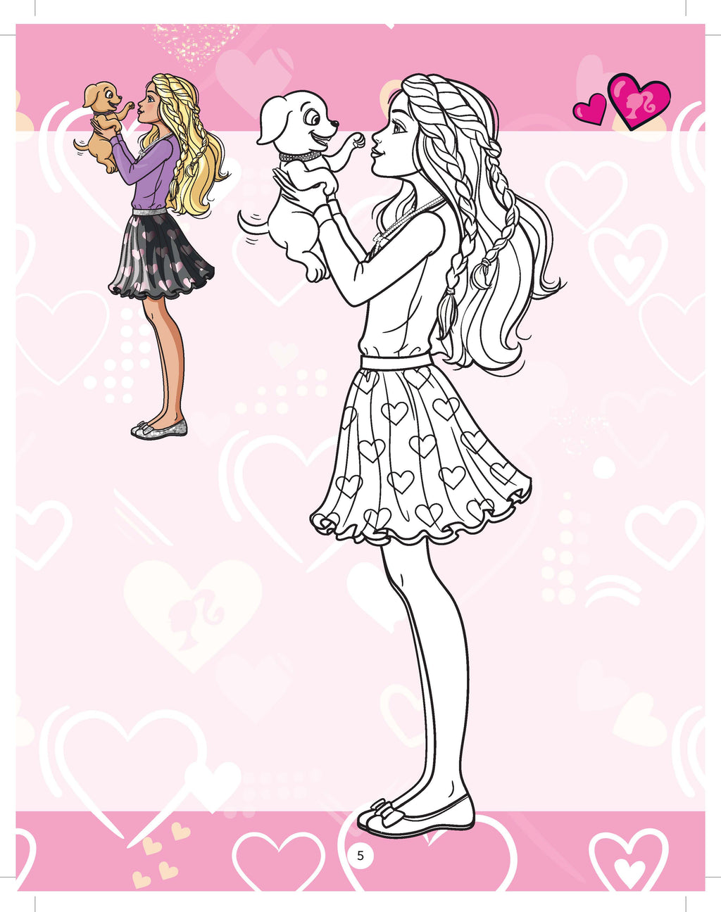 Dreamland Publications Barbie Copy Colouring Book