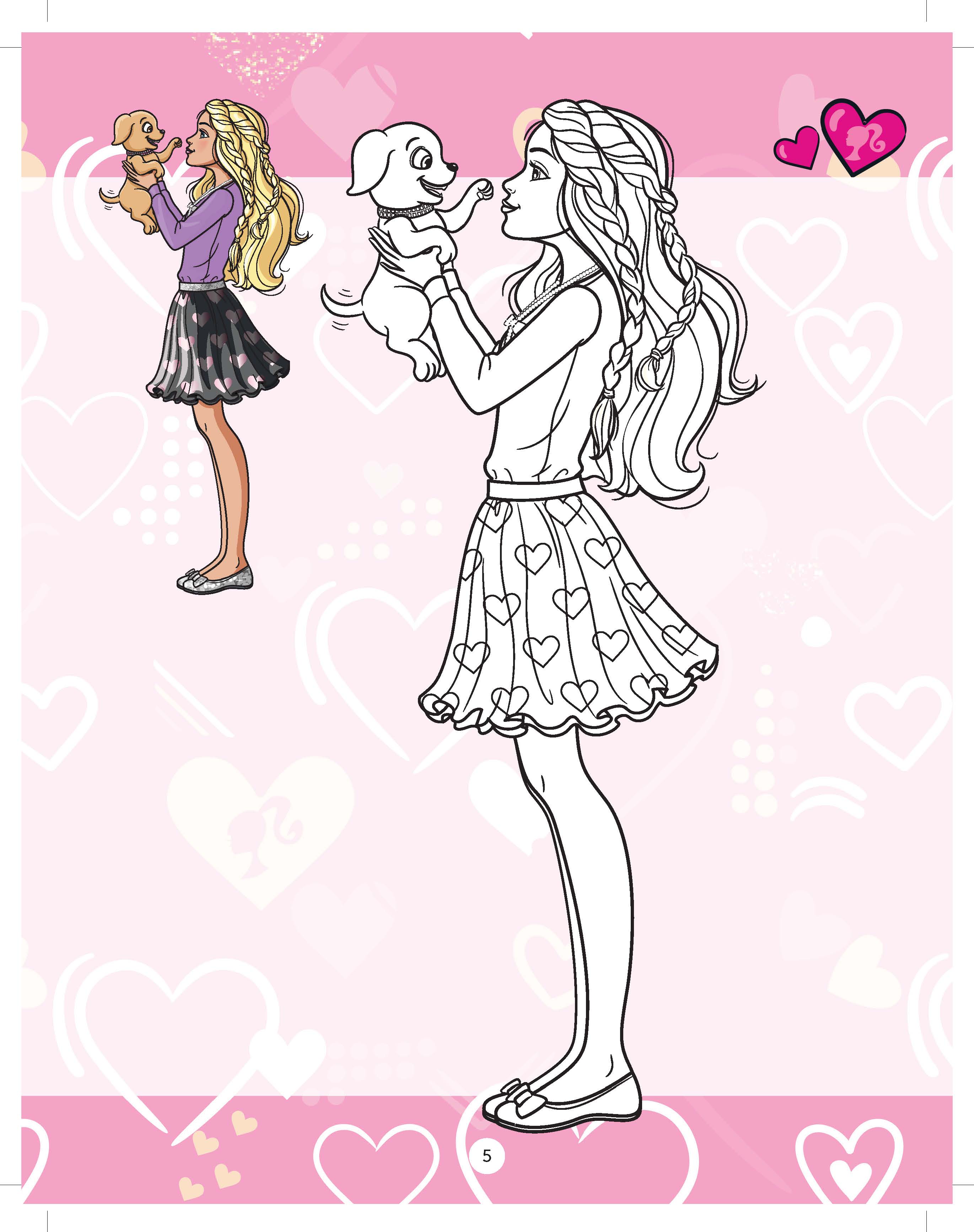 Dreamland Publications Barbie Copy Colouring Book