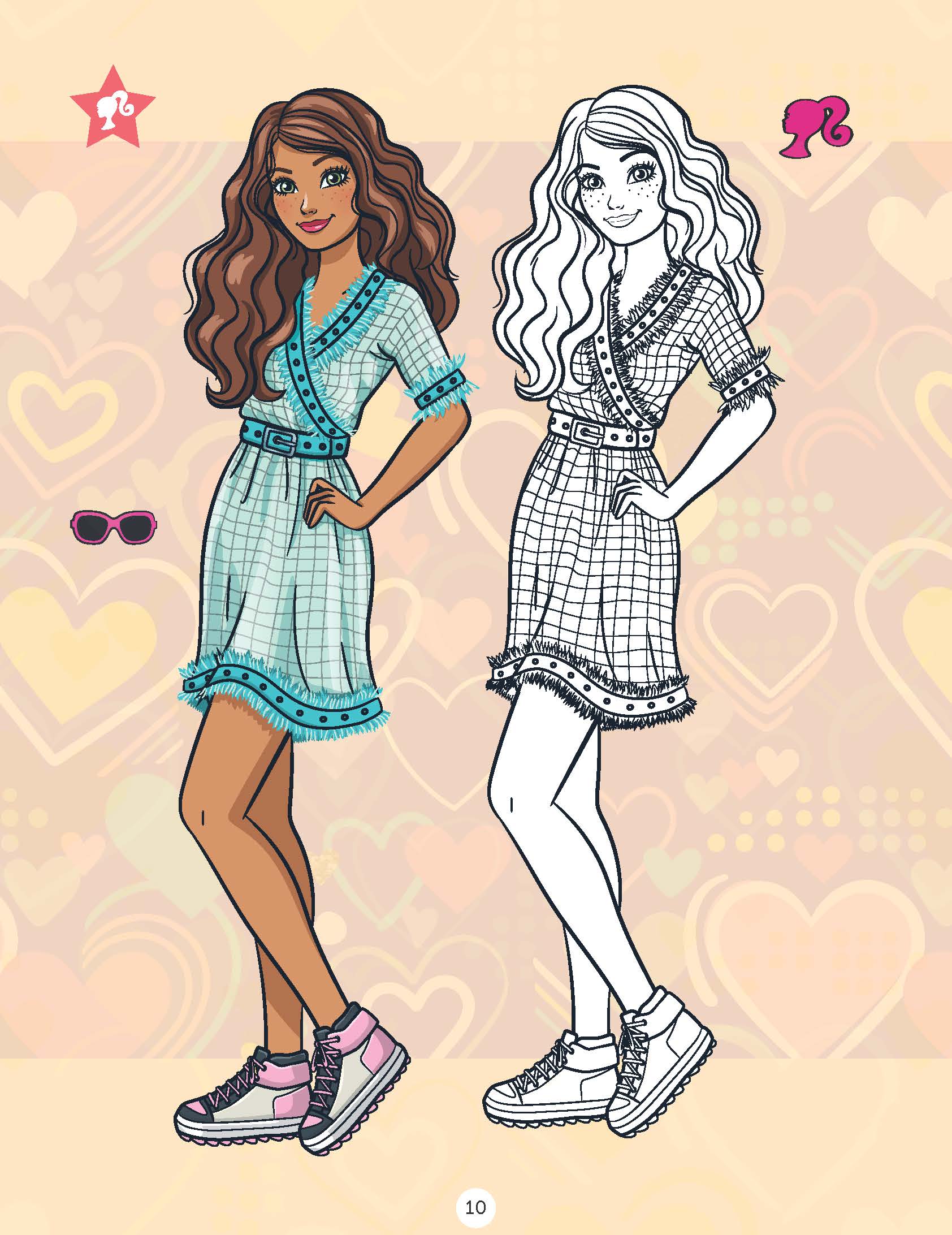 Dreamland Publications Barbie Copy Colouring Book